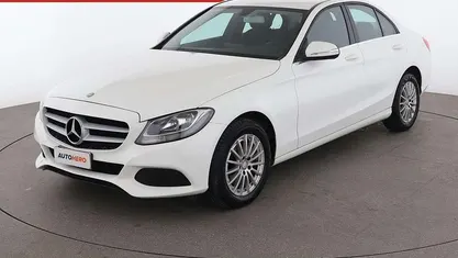 Usata Mercedes C180 Executive 116 CV (85 kW) 2015 Bianco Berlina