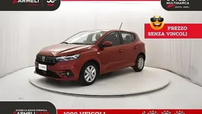Usata Dacia Sandero Comfort 67 CV (49 kW) 2022 Rosso Berlina