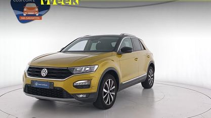 Usata VW T-Roc Style 116 CV (85 kW) 2019 Giallo kurkuma metallizzato ne SUV