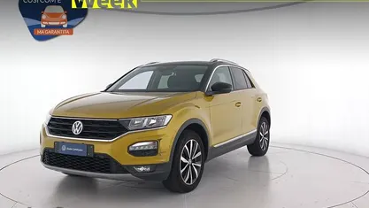 Usata VW T-Roc Style 116 CV (85 kW) 2019 Giallo kurkuma metallizzato ne SUV