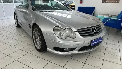 Usata Mercedes SL55 AMG AMG 476 CV (350 kW) 2002 Argento Cabrio