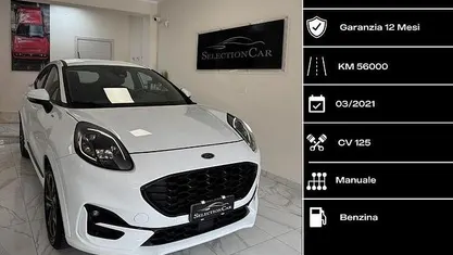 Begagnad Ford Puma ST-Line 125 HK (91 kW) 2021 Vit SUV