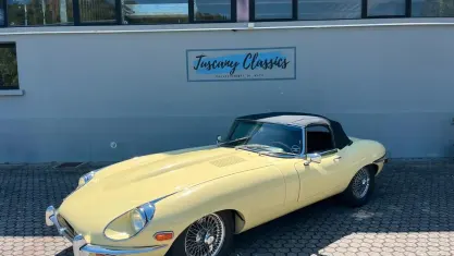 Usata Jaguar E-Type 269 CV (197 kW) 1960 Giallo Cabrio