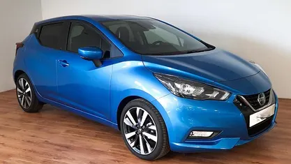 Occasion Nissan Micra Tekna 125 PK (91 kW) 2022 Blauw Hatchback