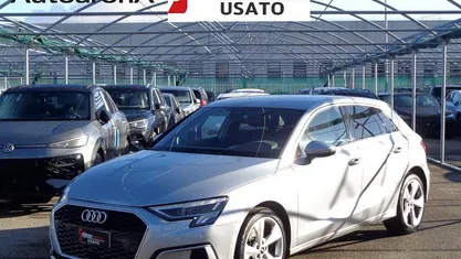 Usata Audi A3 Advanced 150 CV (110 kW) 2020 Argento Berlina