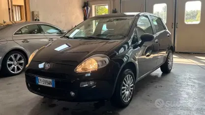 Usata Fiat Punto Lounge 69 CV (50 kW) 2015 Blu Utilitaria