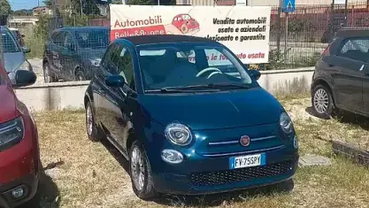 Usata Fiat 500C Dolcevita 69 CV (50 kW) 2020 Blu Cabrio