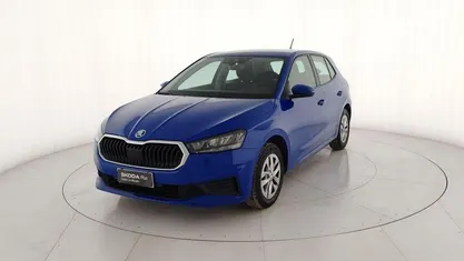Usata Skoda Fabia Ambition 65 CV (47 kW) 2023 Blu pastello Utilitaria