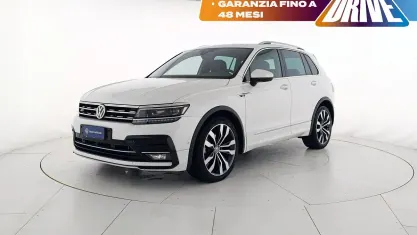 Usata VW Tiguan Advance 150 CV (110 kW) 2018 Oryx white perla SUV