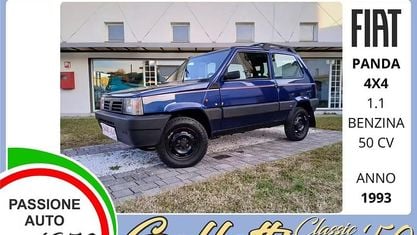 Usata Fiat Panda 4x4 Trekking 50 CV (36 kW) 1993 Blu Utilitaria