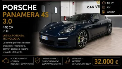 Usata Porsche Panamera Executive 420 CV (308 kW) 2015 Blu Utilitaria
