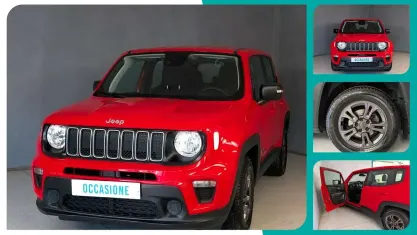 Usata Jeep Renegade Longitude 120 CV (88 kW) 2022 Rosso SUV