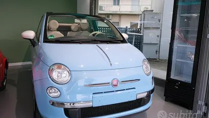 Blu/azzurro Usata 2013 Fiat 500C Cabrio | 7499 € (Buon prezzo)