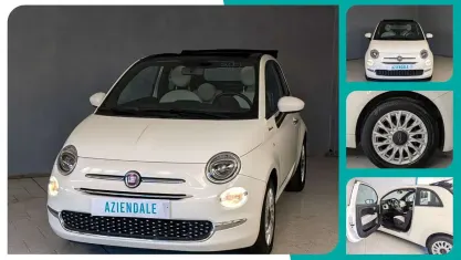 Usata Fiat 500C Dolcevita 69 CV (50 kW) 2022 Bianco Cabrio