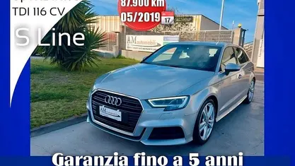Usata Audi A3 Sport 116 CV (85 kW) 2019 Grigio Berlina