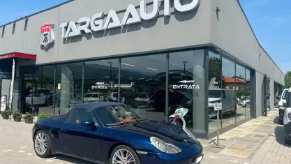 Usata Porsche Boxster 220 CV (161 kW) 2002 Blu Cabrio