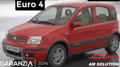 Usata Fiat Panda 4x4 60 CV (44 kW) 2006 Rosso Utilitaria