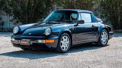 Usata Porsche 911 Carrera 4 Cabriolet 250 CV (183 kW) 1991 Blu Cabrio