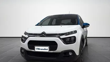 Usata Citroën C3 Feel 83 CV (61 kW) 2022 Bianco tetto verde Utilitaria