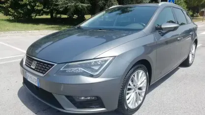 Usata Seat Leon ST Business 110 CV (80 kW) 2018 Grigio Station wagon