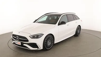 Usata Mercedes C300e Premium 265 CV (194 kW) 2022 Bianco Station wagon