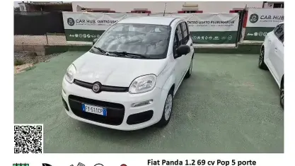Usata Fiat Panda Easy 69 CV (50 kW) 2019 Bianco Utilitaria