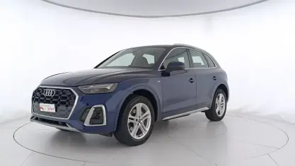 Begagnad Audi Q5 S-Line 204 HK (150 kW) 2021 Blå SUV