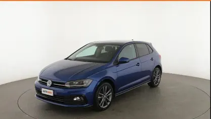 Begagnad VW Polo Highline 116 HK (85 kW) 2018 Blå Halvkombi