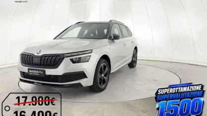 Usata Skoda Kamiq Monte Carlo 110 CV (80 kW) 2022 Argento tetto nero SUV