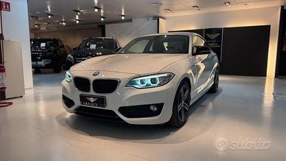 Usata BMW 218 Luxury Line 150 CV (110 kW) 2016 Bianco Coupé