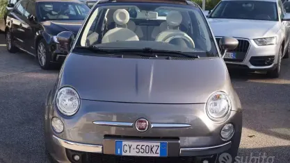Usata Fiat 500C Lounge 69 CV (50 kW) 2014 Grigio Cabrio