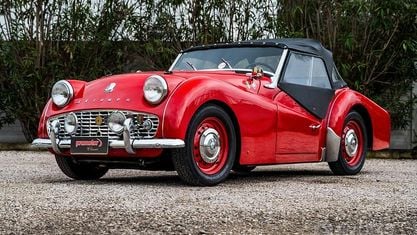 Usata Triumph TR3 100 CV (73 kW) 1960 Rosso Cabrio