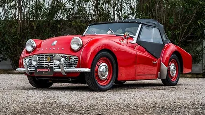 Usata Triumph TR3 100 CV (73 kW) 1960 Rosso Cabrio