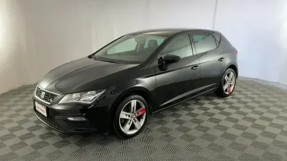 Usata Seat Leon FR 116 CV (85 kW) 2019 Nero Berlina