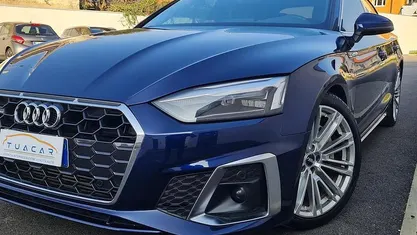 Usata Audi A5 Sport 231 CV (169 kW) 2020 Blu Coupé