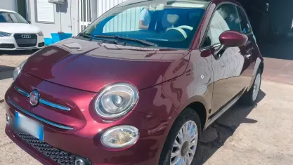 Usata Fiat 500C Lounge 95 CV (69 kW) 2018 Rosso Cabrio