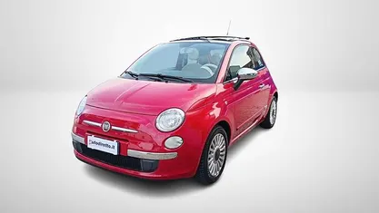 Begagnad Fiat 500 Lounge 69 HK (50 kW) 2010 Röd Sedan