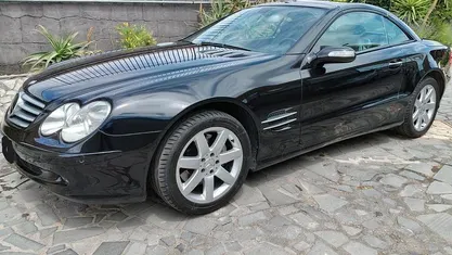 Usata Mercedes SL500 AMG 305 CV (224 kW) 2005 Nero Cabrio