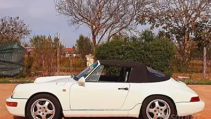 Usata Porsche 911 Carrera Cabriolet 250 CV (183 kW) 1991 Bianco Cabrio