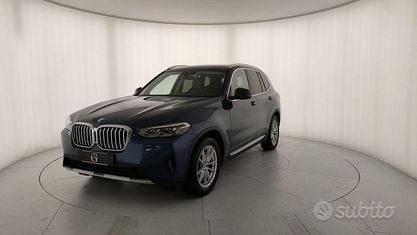 Begagnad BMW X3 Comfort Edition 150 HK (110 kW) 2021 Blå SUV