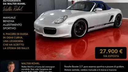 Usata Porsche Boxster 245 CV (180 kW) 2007 Grigio Cabrio