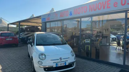 Usata Fiat 500C Lounge 85 CV (62 kW) 2012 Bianco Cabrio