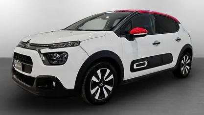Usata Citroën C3 PureTech 83 CV (61 kW) 2023 Polar white con tetto red pastello Utilitaria