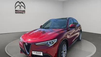 Käytetty Alfa Romeo Stelvio Ti 280 HP (205 kW) 2021 Punainen Katumaasturi