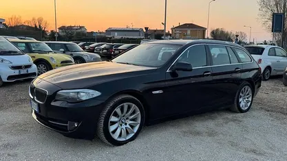 Usata BMW 525 Efficient Dynamics 218 CV (160 kW) 2013 Nero Station wagon