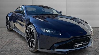 Usata Aston Martin V8 Vantage 510 CV (375 kW) 2019 Sabiro blu Coupé