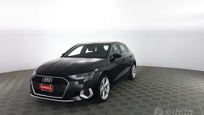 Usata Audi A3 Advanced 116 CV (85 kW) 2021 Nero midnight Berlina