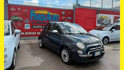 Usata Fiat 500 Lounge 101 CV (74 kW) 2009 Blu Cabrio
