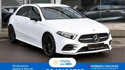 Usata Mercedes A200 AMG line 163 CV (119 kW) 2020 Bianco Berlina