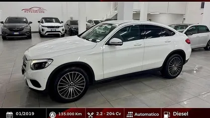Usata Mercedes GLC250 Premium 204 CV (150 kW) 2019 Bianco Coupé